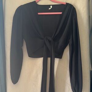 Elegant Black Women's Top